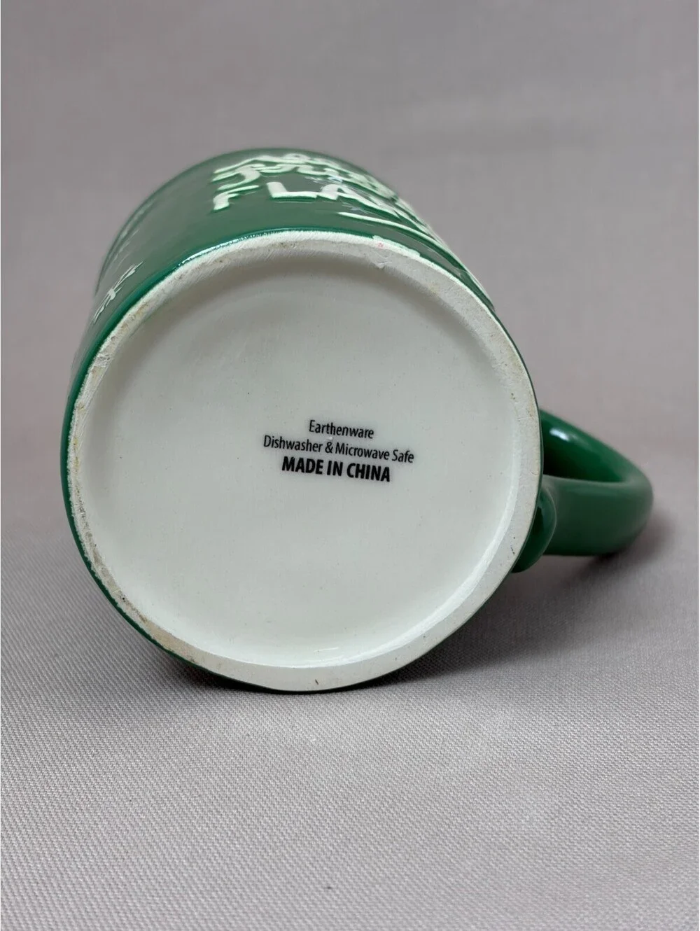 All My Friends Are Flakes Mug Winter Christmas Green Ceramic Coffee Cup 16 oz